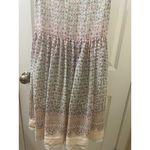 Anthropologie maeve sheer floral Violetta Slip dress colorful  size small Hippie Photo 9