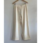 SKIMS French Terry Straight Leg Pant in Ecru, Size X-Small Photo 9