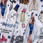 Taylor Swift Swiftie Graphic Lounge Pants w Pockets Size Medium Blue Photo 7