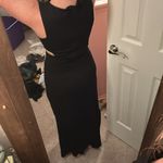 Chicwish Black & White Maxi Dress Cut Out Sides Photo 4