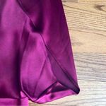 Halston Heritage HALSTON Cape Sleeve Open Back Mini Sheath Dress Red Women’s Size 6 Photo 4