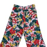 XIX Palms Anthropologie Floral Wide Leg Pants Womens 2 Pink High Rise Hawaii Photo 7