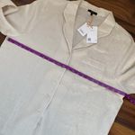 Quince  100% Linen Pajama Top Button Down Photo 5