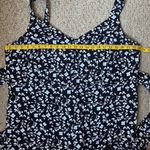 The Limited  Plus Size 1X Navy Blue Floral Jumpsuit Photo 15