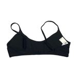 Aerie  Scoop Bikini Top Womens Size Small NWT Black Adjustable Removable Photo 1