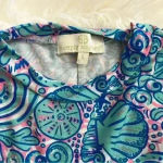 Simply Southern  Seashell Cold Shoulder Swing Dress Large Photo 3