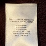 Tna Cozy Fleece Boyfriend Crew Sweatshirt Relaxed Maroon 2 Large Purple Photo 2