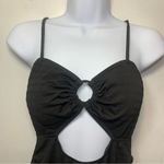 One Piece Summer Mae Ribbed Maternity Swimsuit Cutout  black size M Photo 5