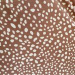 Acting Pro  Pale Mauve Sleeveless V Neck Top With Ivory Dots Size Medium Photo 8