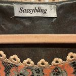 Lace babydoll dress. Pink and green size L Size L Photo 3