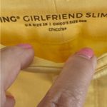 Chico's  Sunny Yellow Skinny Jeans Photo 1