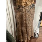None Vintage Boho Lace Midi Dress Bridesmaid Victorian S/M Photo 11