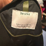 Bershka  Black and White Women's Bomber Jacket Photo 5