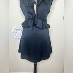 Hello Molly NTM:  Sold Out Online Black Ruffled Halifax Mini Dress in Sz Small Photo 3