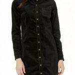 Chaser NWT  Corduroy Long Sleeve Shirt Dress‎ Tawny Size Small Photo 2