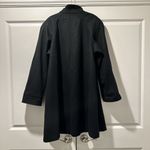 Womens Vtg Stephanie Mathews Wool Coat Velvet Trim /Big Buttons Coat Size 2x Black Photo 7