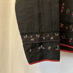 Chico's  Women's 100% Silk Jacket Size 2 US L  Embellished Beads Sequins‎ Lined Photo 3