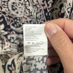 Anthropologie  Tiny V- Neck Long Sleeve Navy, White & Pink Dress Size Small Photo 9