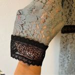 Little Mistress  Lace Midi Pencil Dress With Contrast Panel size 4 Photo 6