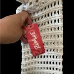 Romwe  Cream Crochet Cape,Size M,100%Polyester,NWT Photo 7