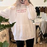 We’re Not Really Strangers Hoodie White Size XL Photo 3