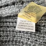 Delias Grey Knit Shawl Collar Sleeveless Sweater Vest Cardigan Belted Size L Gray Size L Photo 4