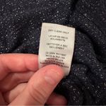 Rachel Pally  Ada Navy Blue Metallic Rib Long Sleeve‎ Mock Neck Sweater Sz M Photo 9