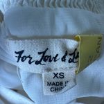 For Love & Lemons  Macaroon Puff-sleeve Mini Dress In White XS Photo 10