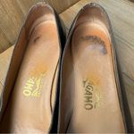 Salvatore Ferragamo Vintage  Silver Metallic Low Square Heel Buckle Loafer‎ sz 7 Photo 5