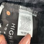 Lucky Brand High Rise Drew Mom Jean Washed Black Ripped Knee Size 12/31 Photo 4