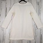 NWT Ambrielle Pristine Ivory Super Soft Open Front House Coat Women's Size Small Photo 9