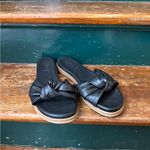Joie  Black Knotted Slide Sandals 9.5 Photo 1