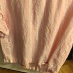 Kaari Blue  blouse orange with white stripe xl women’s top Photo 3