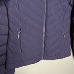 The North Face Women’s 550 Flare Goose Down Full Zip Jacket Dark Purple Blue XS Photo 6