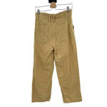 Vince High Rise Linen Cotton Crop Pants In Ginseng Khaki Tan Size 4 Photo 7