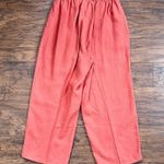 Flax • Classic Floods Pants rust terracotta 100% linen lagen look wide leg loose Photo 6