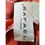 Rafael‎ Woman Coral Floral Linen Blend Open Front Blazer Jacket 22 Orange Size undefined Photo 3