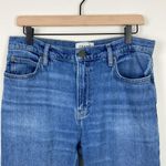 frame denim Frame 70s Crop Boot Denim Jeans Wide Leg Women’s Size 29 Raw Hems Blue Retro Photo 3