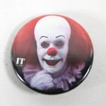 Pennywise It Clown Horror Pin Unisex Gothic Men Women Teen Punk Edgy 80s Movie Red Photo 1