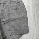 Athleta  Cabo Linen 4” Shorts Osprey Grey Heather size 2 447245-02 Photo 3