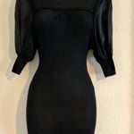 Bebe NWOT 3/4 sleeve  knit body con dress. Sz XS Photo 0