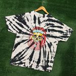 Metallica “In Vertigo You Will Be” white/black tie-dye T-shirt in 2XL Photo 2