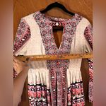 Free People  Urban Outfitters Boho Teagan Border Print dress size 12 Photo 7