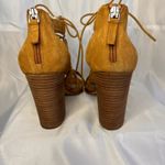 Hinge  Suede Leather Braided Strappy Chunky Heels. Very comfortable! Size 10 Photo 2