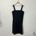 COS Apron Dress With Woven Straps Black Day Dress Mini Sleeveless Size M Photo 6