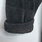 VTG LL Bean Womens Sherpa Fleece Jacket Cozy Outdoorsy USA Made Gray Medium Photo 3