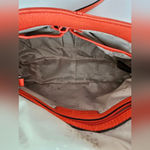 Aimee Kestenberg  Orange Leather Crossbody Bag Photo 5