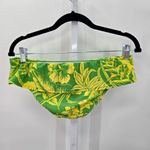 Ralph Lauren  Yellow Green Floral Bikini Low Rise Bottom Ruffle RN52419 Small Photo 1