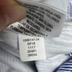 Charter Club 1X Blue White Stripe Floral Pima Cotton Boatneck Top Preppy Chic C Photo 5