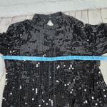 J.Crew Sequin mockneck long sleeve top Black S NWT Photo 10